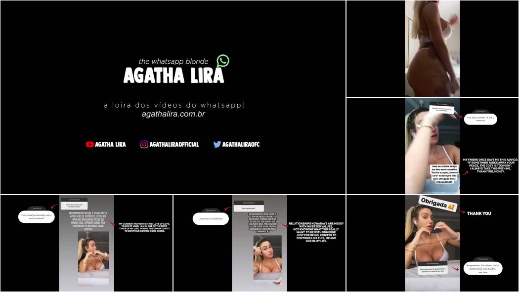 Agatha Lira - Instagram Questions And Answers [FullHD 1080p]